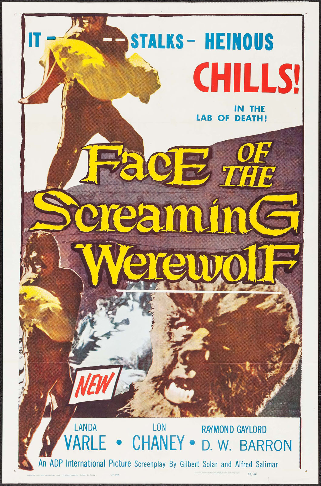 FACE OF THE SCREAMING WEREWOLF